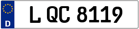 Truck License Plate